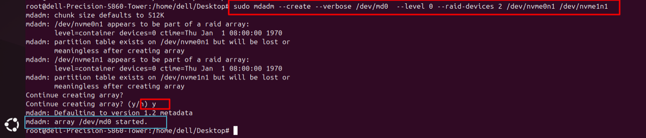 Ubuntu 24.04上配置 RAID步骤