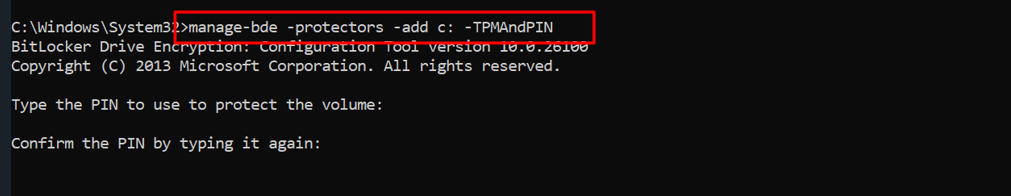 Windows 11 BitLocker 的BitLocker Recovery Key认证改为 BitLocker PIN认证