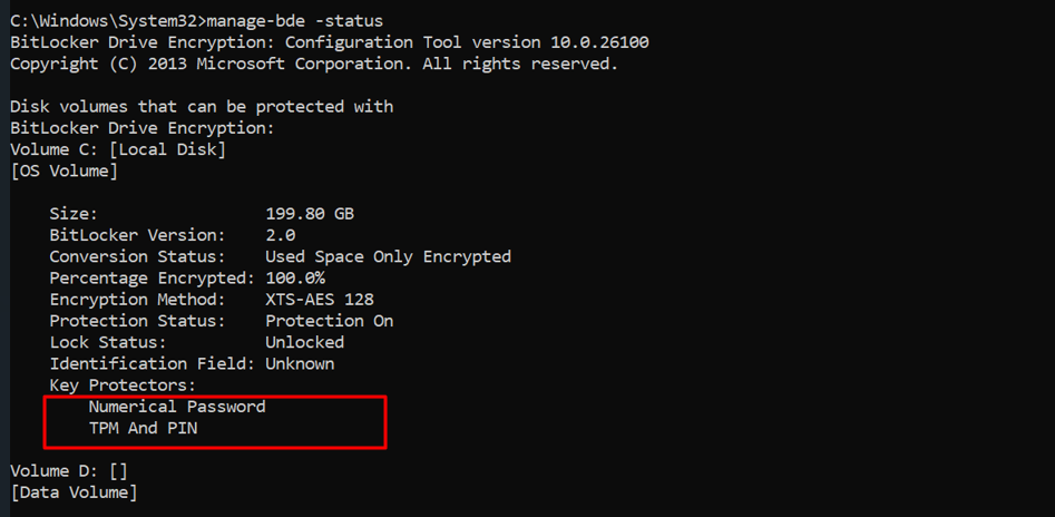 Windows 11 BitLocker 的BitLocker Recovery Key认证改为 BitLocker PIN认证