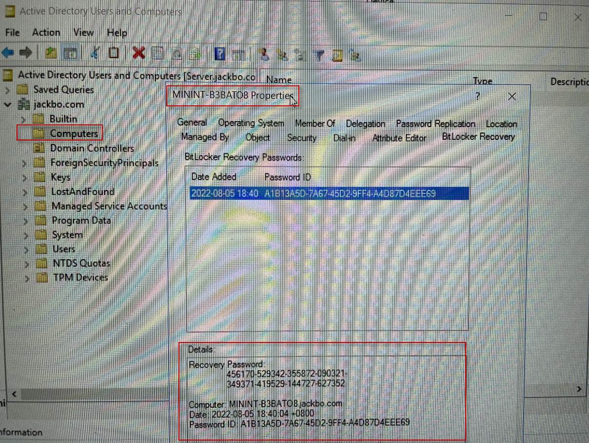 Windows 11 配置BitLocker及Recovery Key的获取过程简介